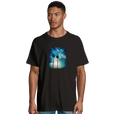 Gratitude - "Bubbles and Sky Sticks" T-shirt Deep Black 1