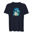 Gratitude - "Bubbles and Sky Sticks" T-shirt French Navy 3