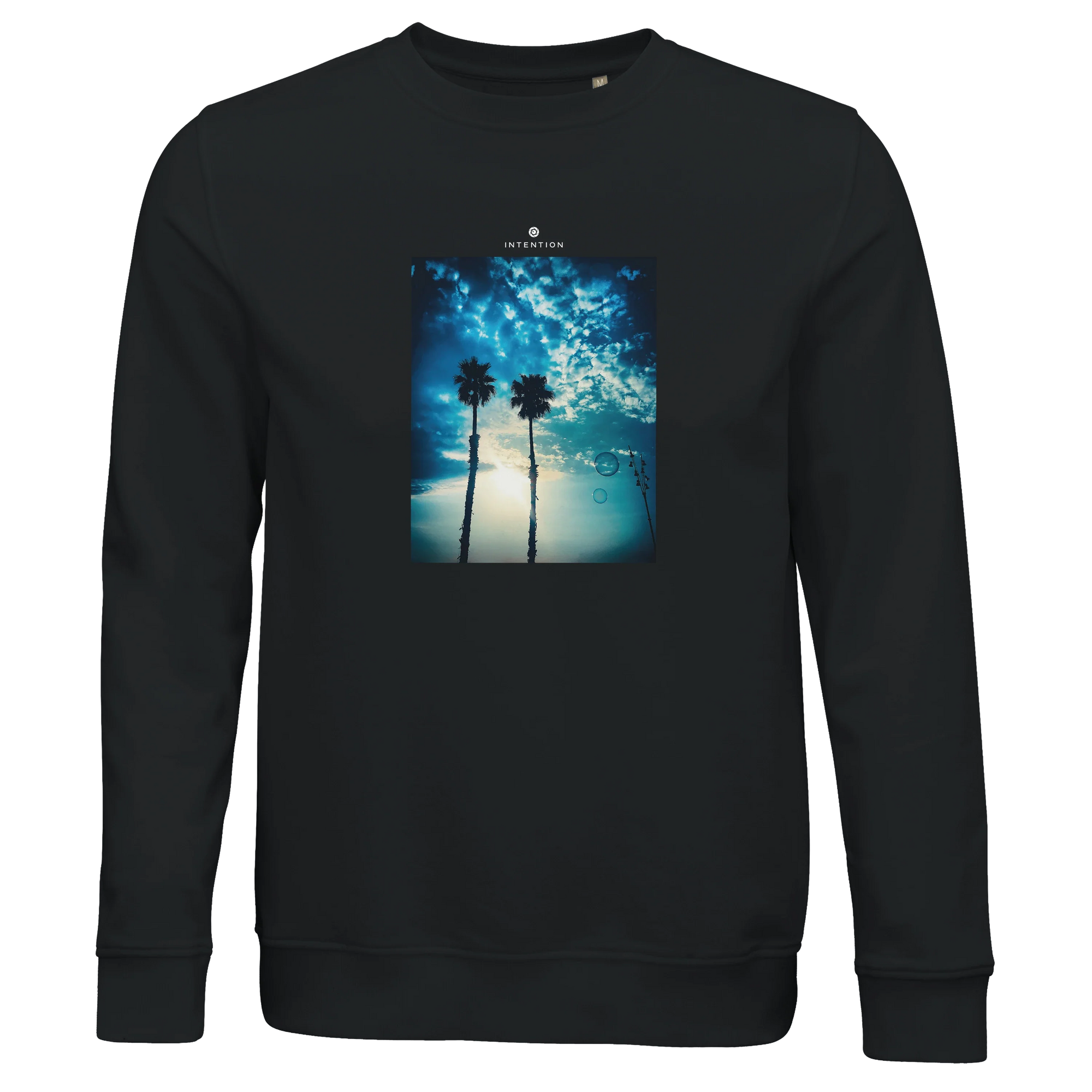 Gratitude - "Bubbles and Sky Sticks" Sweatshirt Black 1