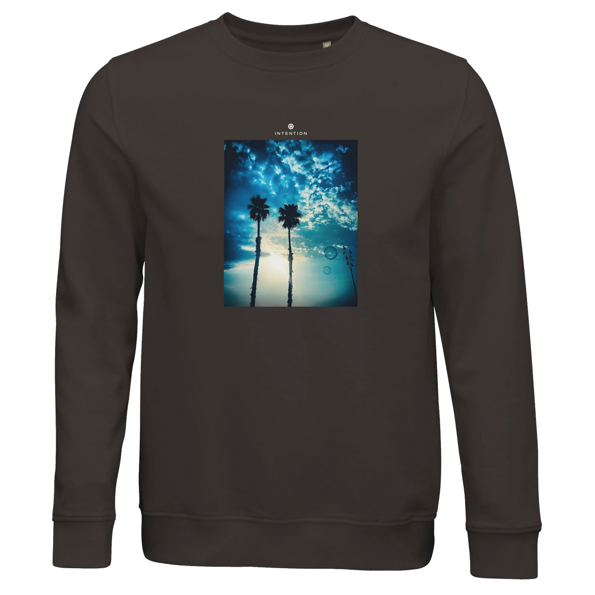 Gratitude - "Bubbles and Sky Sticks" Sweatshirt deep charcoal grey 3