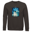 Gratitude - "Bubbles and Sky Sticks" Sweatshirt deep charcoal grey 3