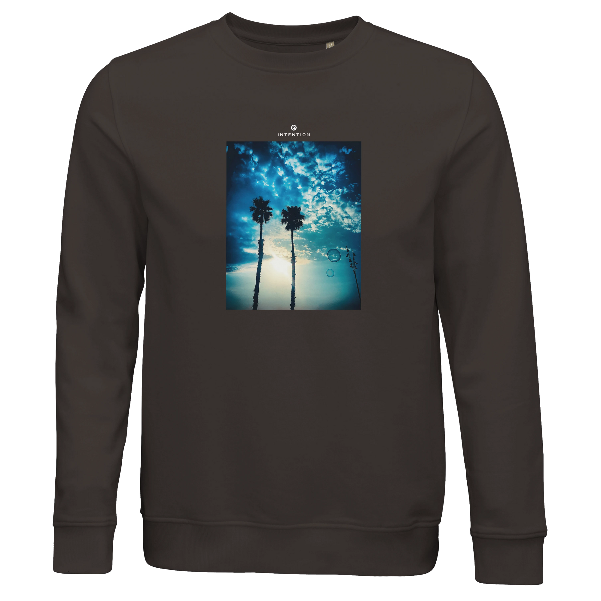 Gratitude - "Bubbles and Sky Sticks" Sweatshirt deep charcoal grey 3
