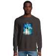 Gratitude - "Bubbles and Sky Sticks" Sweatshirt deep charcoal grey 4