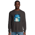 Gratitude - "Bubbles and Sky Sticks" Sweatshirt deep charcoal grey 4