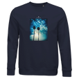 Gratitude - "Bubbles and Sky Sticks" Sweatshirt French Navy 1