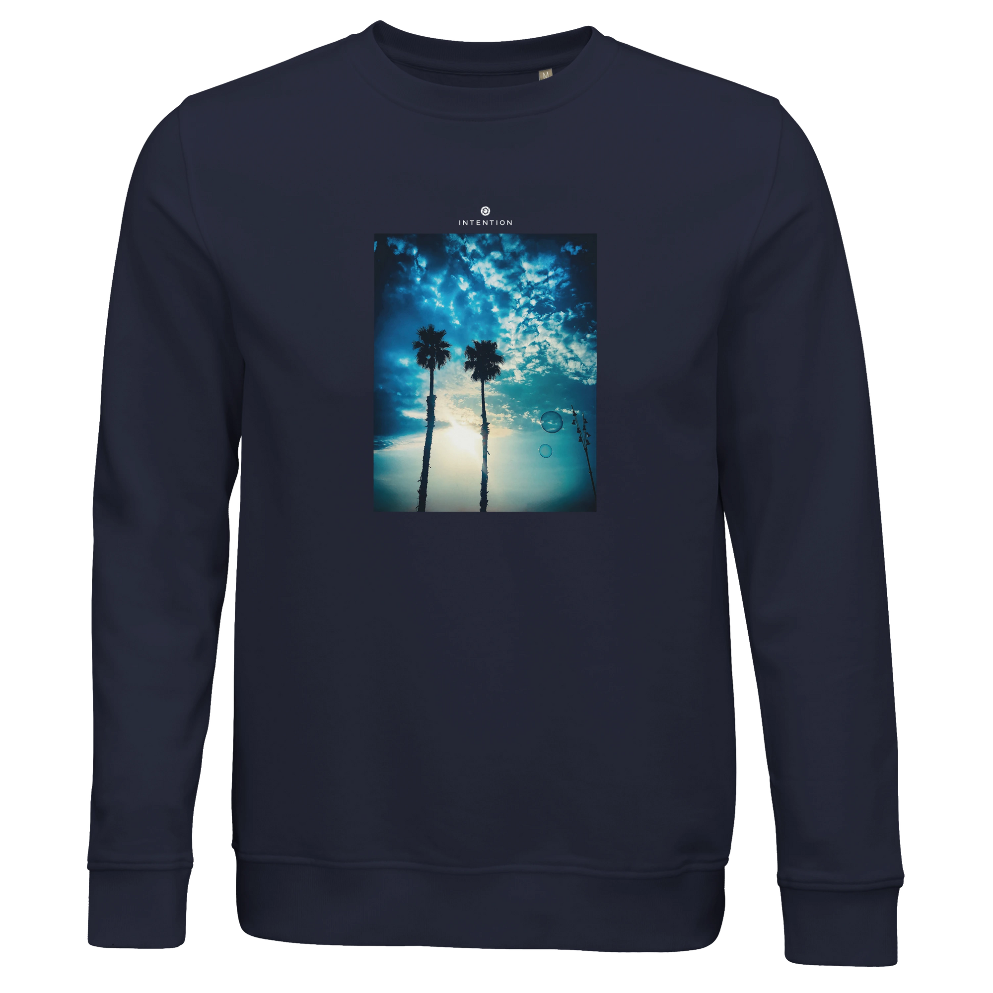 Gratitude - "Bubbles and Sky Sticks" Sweatshirt French Navy 1