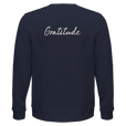 Gratitude - "Bubbles and Sky Sticks" Sweatshirt French Navy 2