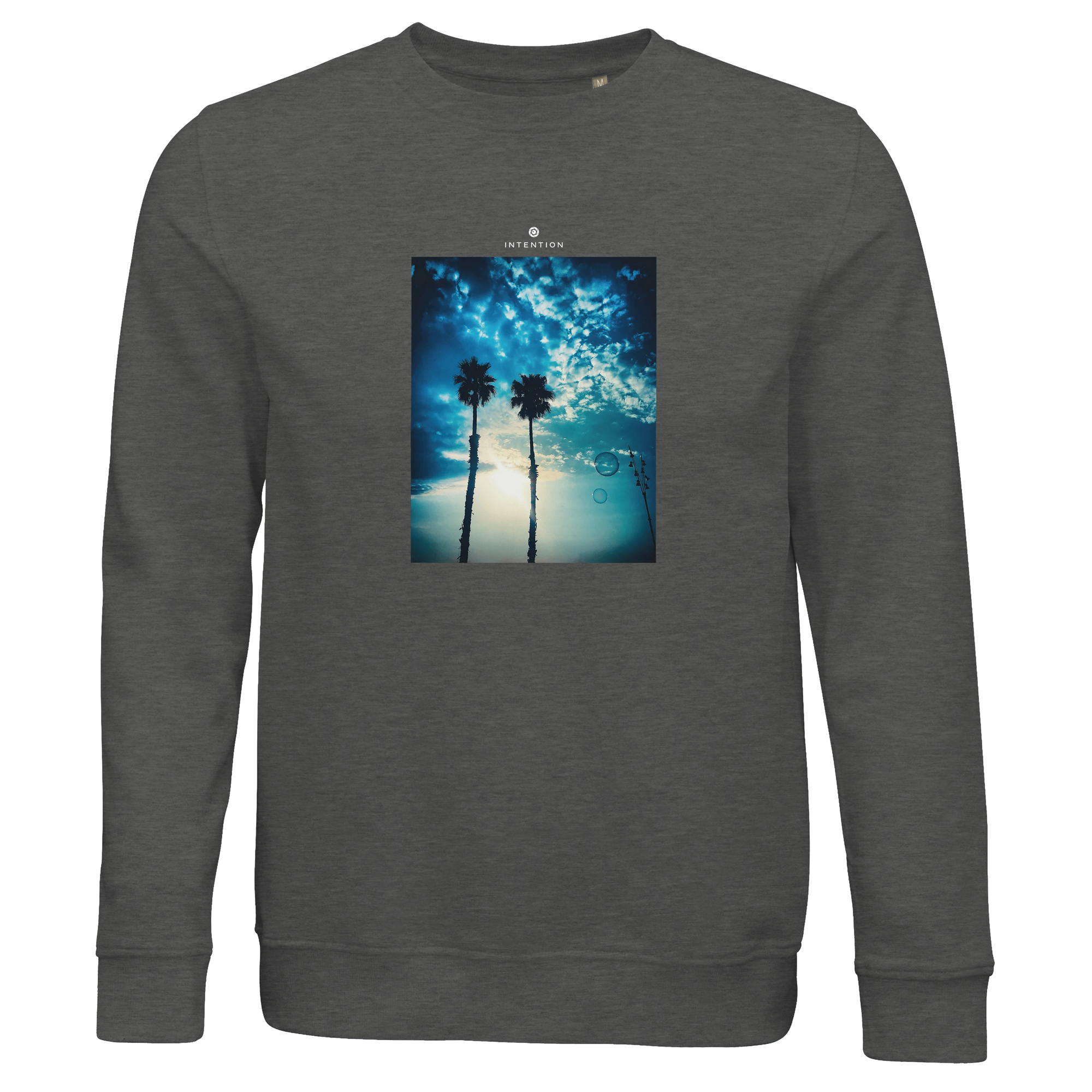 Gratitude - "Bubbles and Sky Sticks" Sweatshirt Grey Melange 1