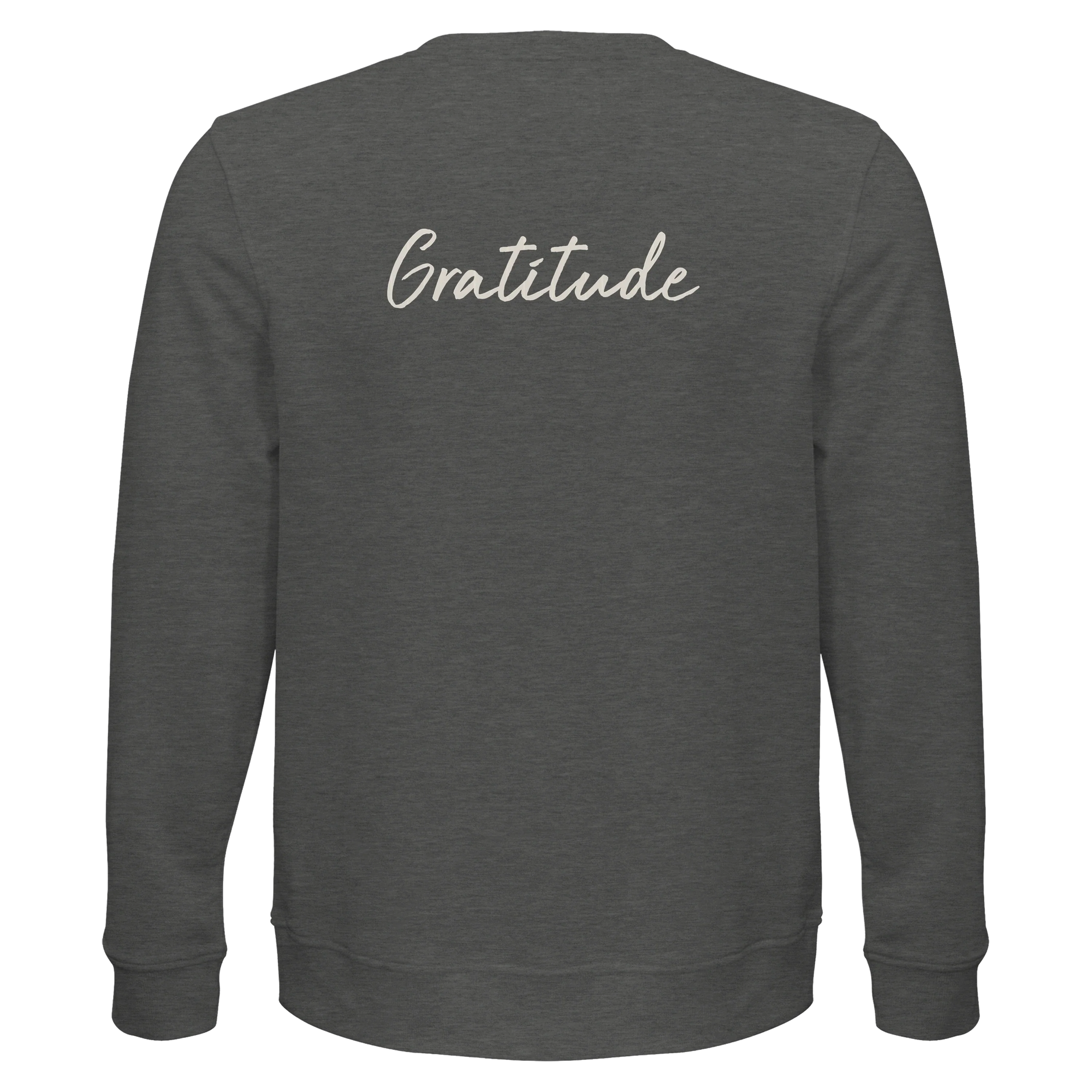 Gratitude - "Bubbles and Sky Sticks" Sweatshirt Grey Melange 2