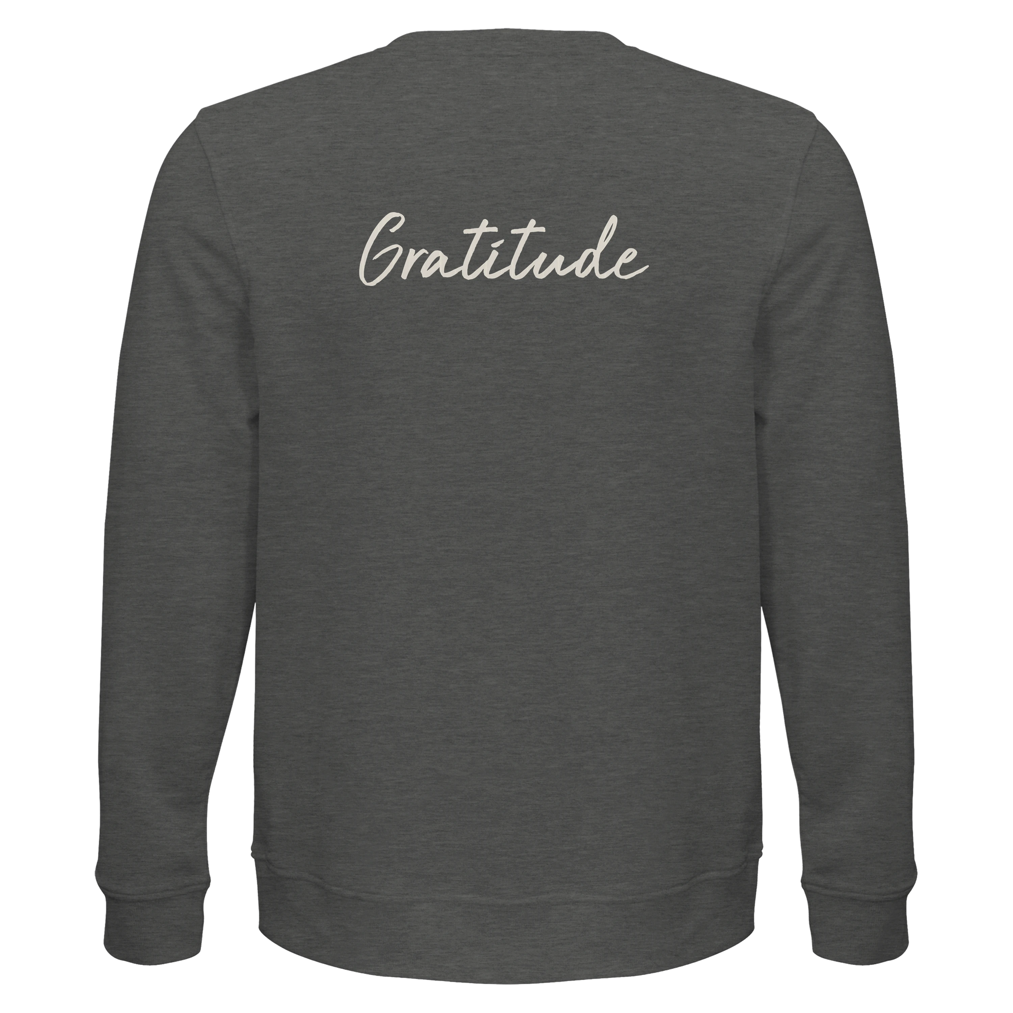Gratitude - "Bubbles and Sky Sticks" Sweatshirt Grey Melange 2