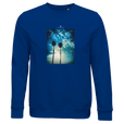 Gratitude - "Bubbles and Sky Sticks" Sweatshirt Royal Blue 1