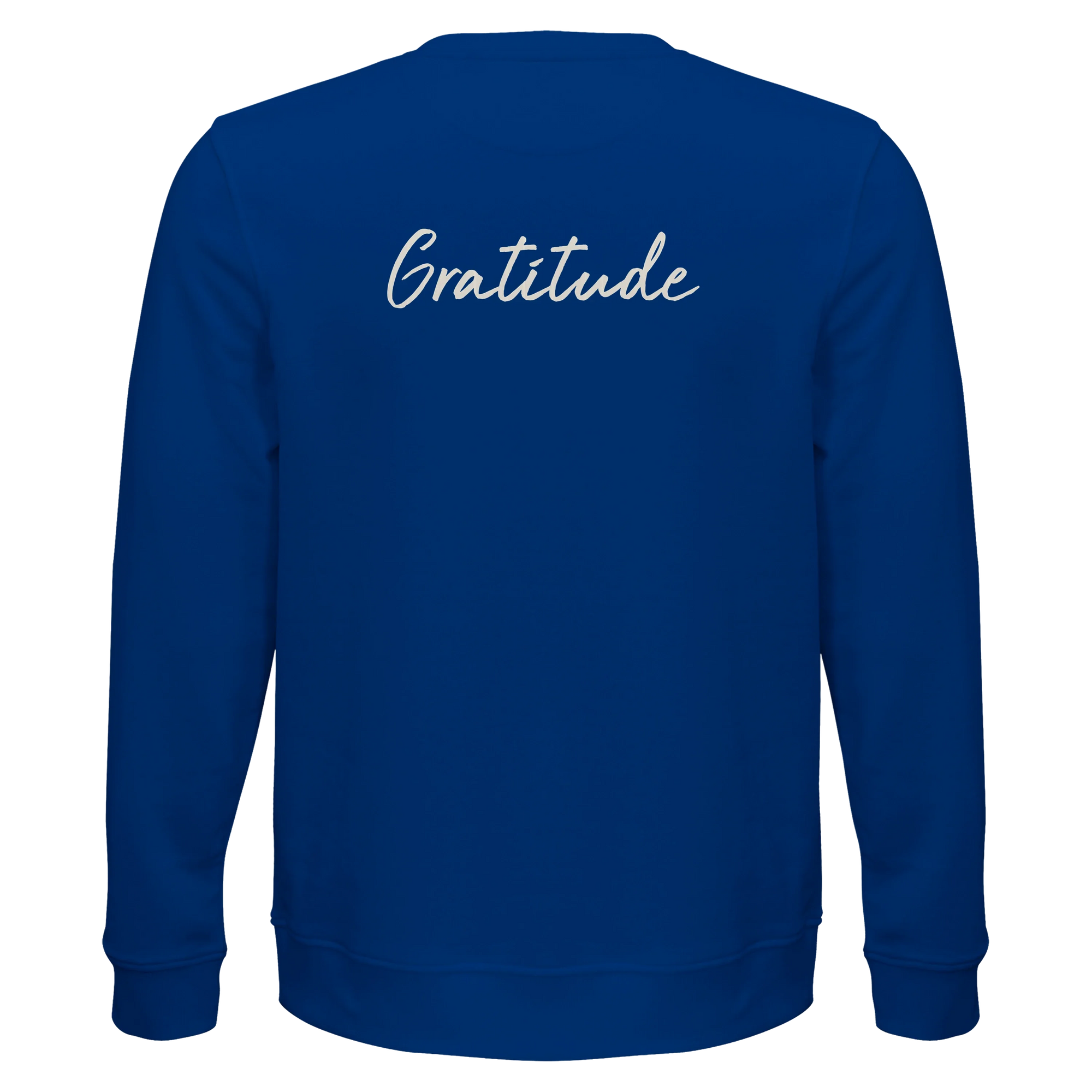 Gratitude - "Bubbles and Sky Sticks" Sweatshirt Royal Blue 2