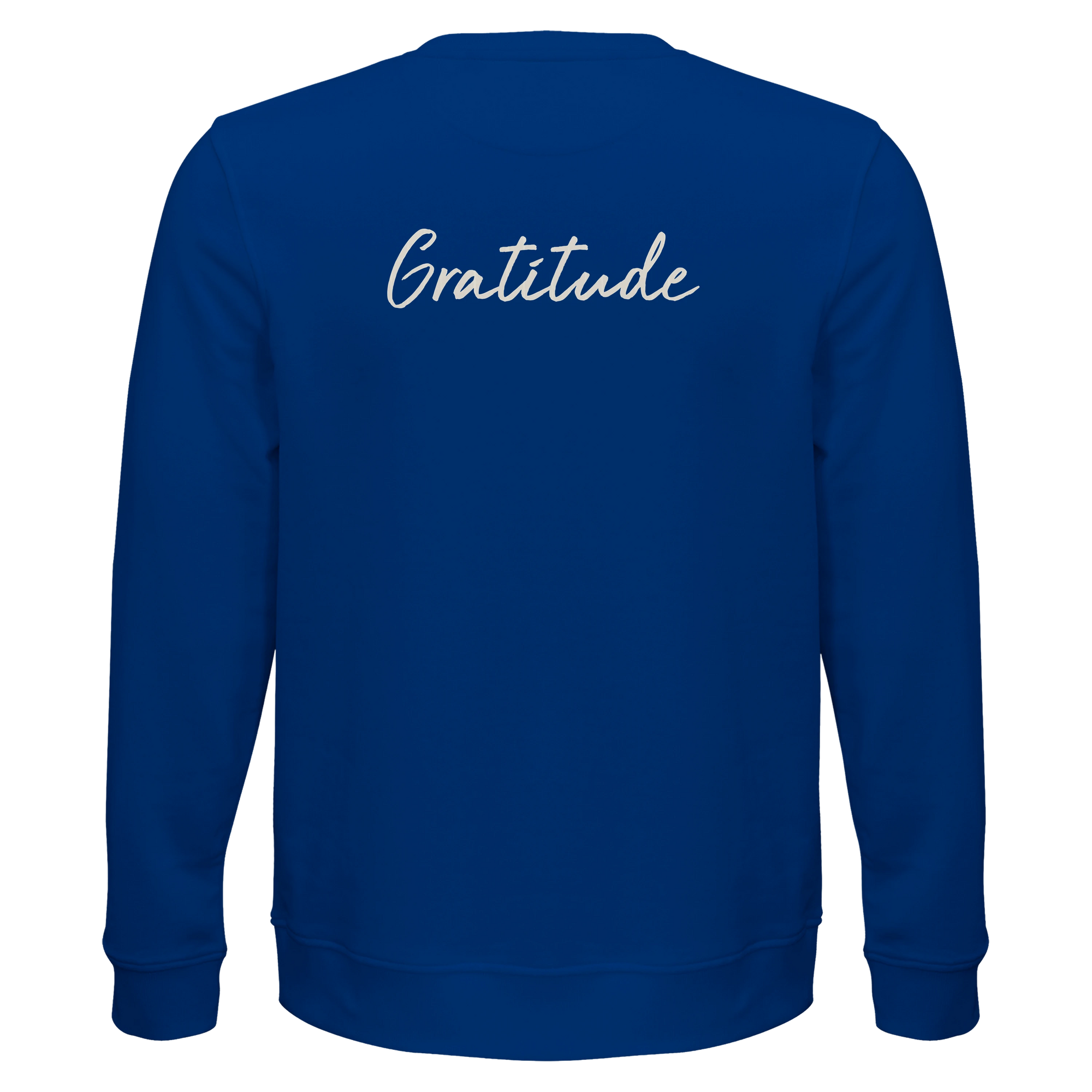 Gratitude - "Bubbles and Sky Sticks" Sweatshirt Royal Blue 2