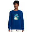 Gratitude - "Bubbles and Sky Sticks" Sweatshirt Royal Blue 5