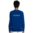 Gratitude - "Bubbles and Sky Sticks" Sweatshirt Royal Blue 6