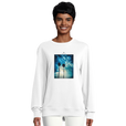 Gratitude - "Bubbles and Sky Sticks" Sweatshirt White 5