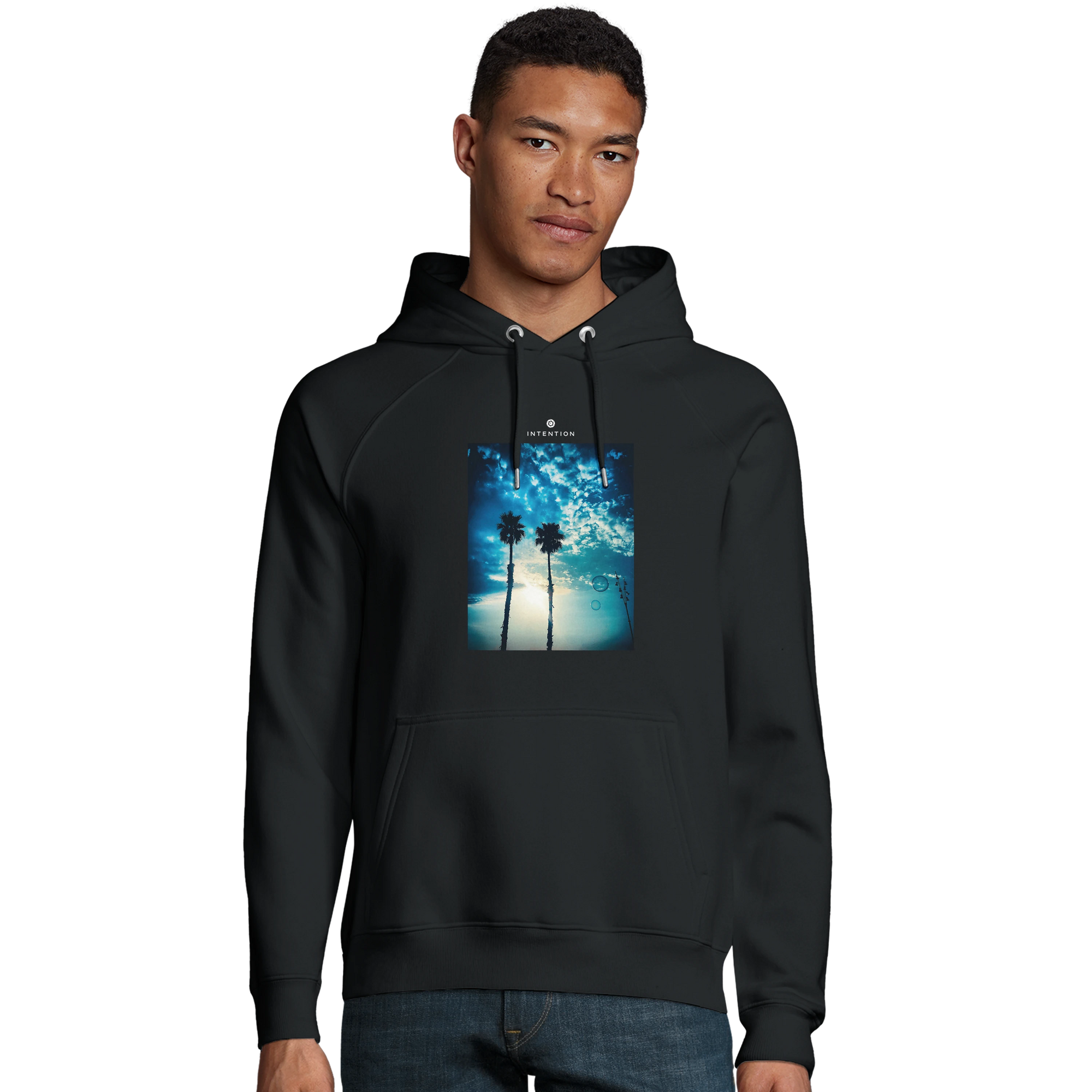 Gratitude - "Bubbles and Sky Sticks" Hoodie Black XS 3