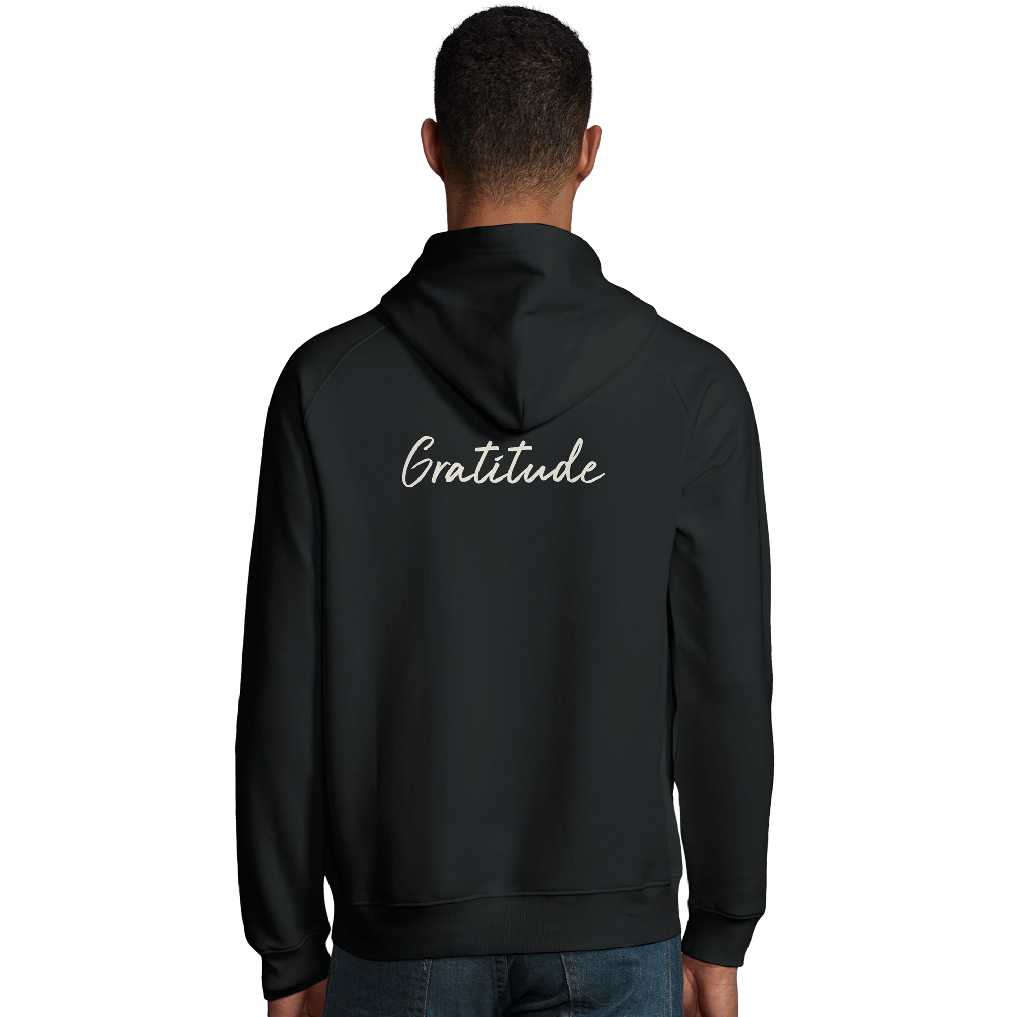 Gratitude - "Bubbles and Sky Sticks" Hoodie Black XS 4