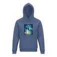 Gratitude - "Bubbles and Sky Sticks" Hoodie Blue 1