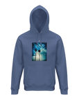 Gratitude - "Bubbles and Sky Sticks" Hoodie Blue XS 1