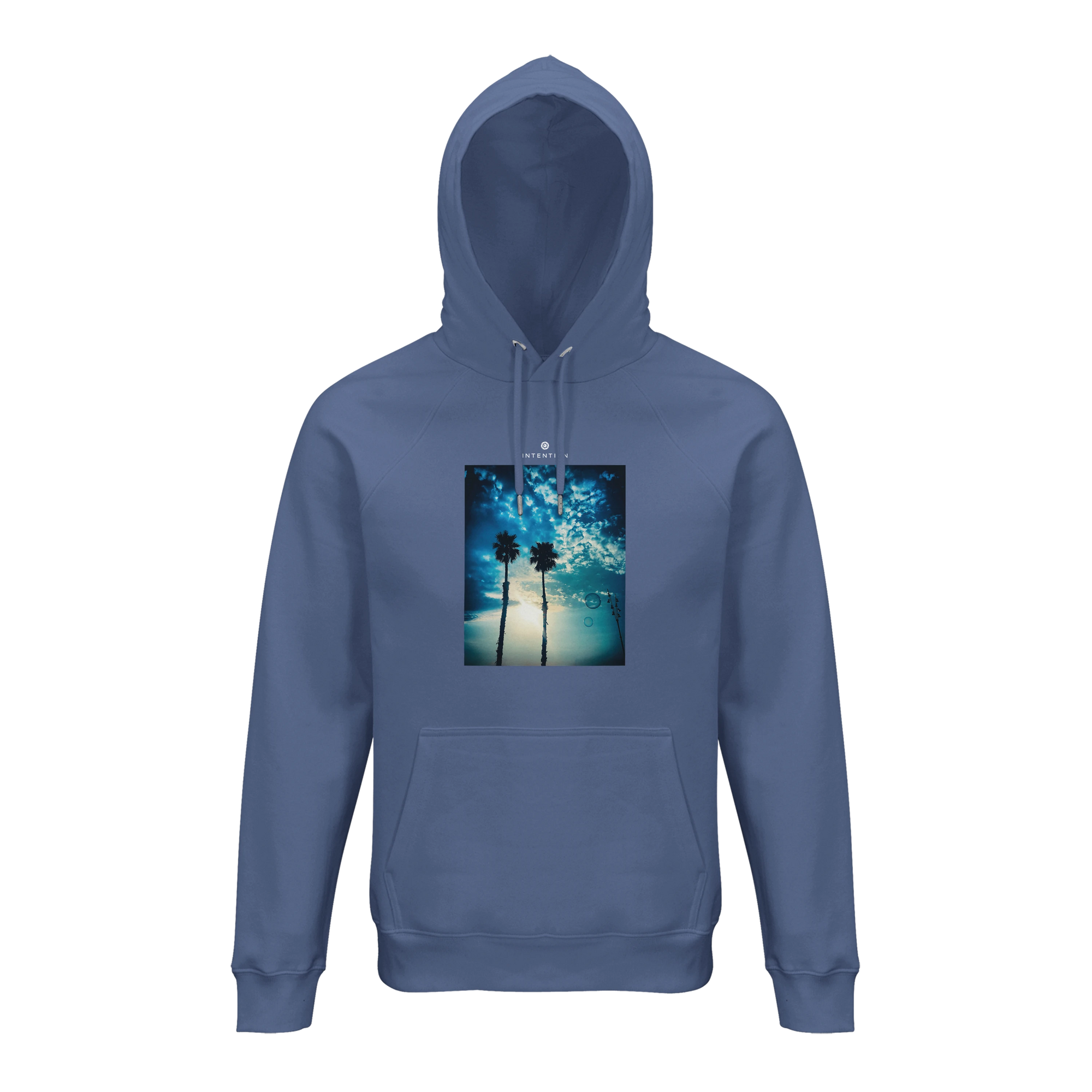 Gratitude - "Bubbles and Sky Sticks" Hoodie Blue XS 1