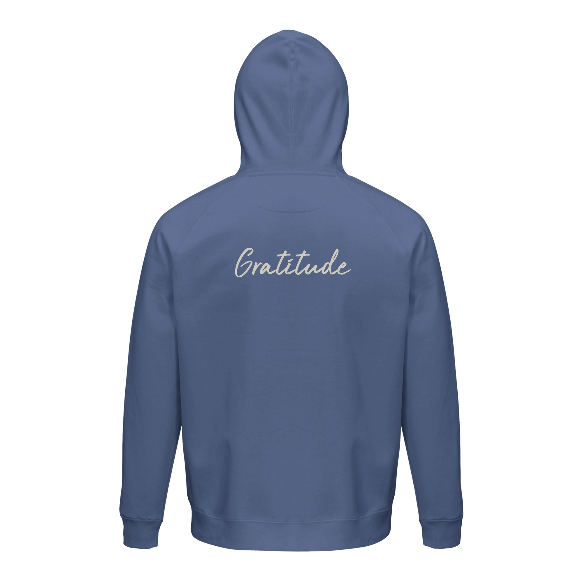 Gratitude - "Bubbles and Sky Sticks" Hoodie Blue XS 2