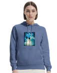 Gratitude - "Bubbles and Sky Sticks" Hoodie Blue XS 5