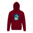 Gratitude - "Bubbles and Sky Sticks" Hoodie Burgundy 1