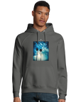 Gratitude - "Bubbles and Sky Sticks" Hoodie charcoal melange XS 3