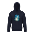 Gratitude - "Bubbles and Sky Sticks" Hoodie French Navy 1