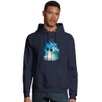 Gratitude - "Bubbles and Sky Sticks" Hoodie French Navy 3