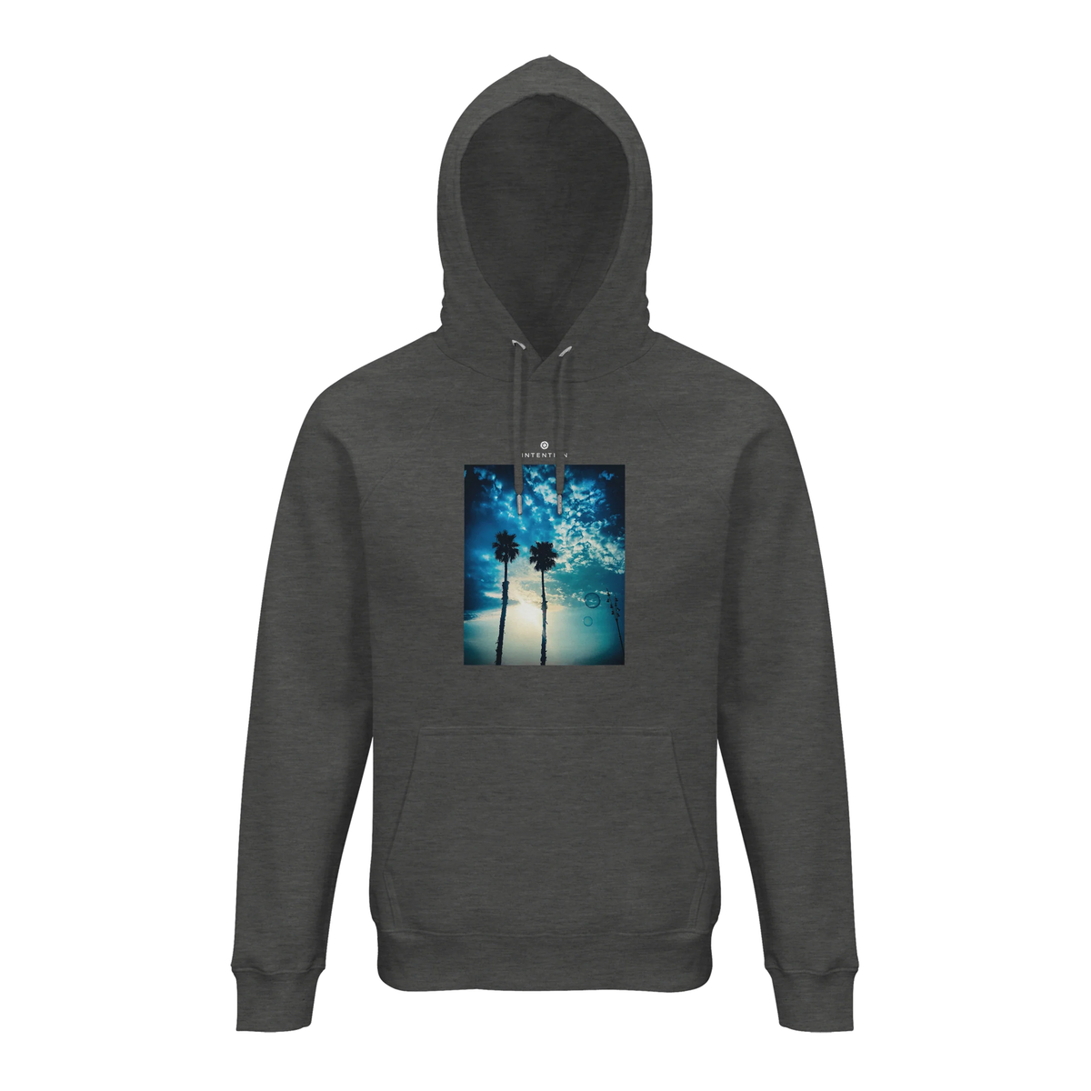 Gratitude - "Bubbles and Sky Sticks" Hoodie Grey Melange 1