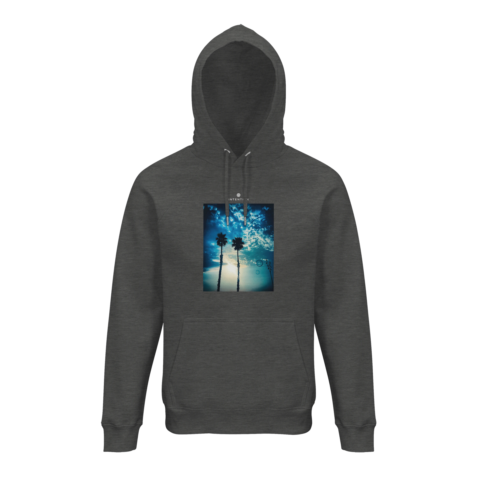 Gratitude - "Bubbles and Sky Sticks" Hoodie Grey Melange XS 1