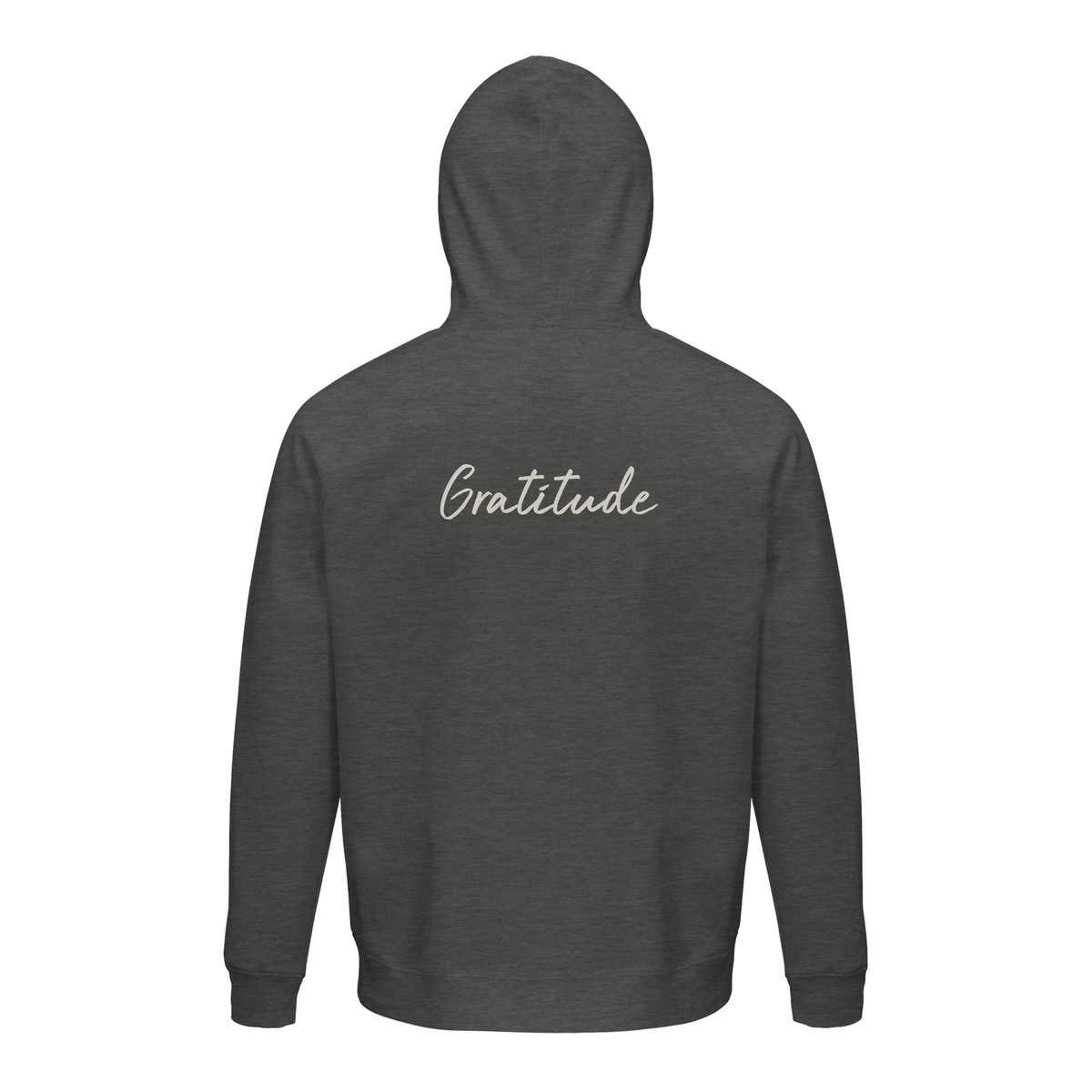 Gratitude - "Bubbles and Sky Sticks" Hoodie Grey Melange 2