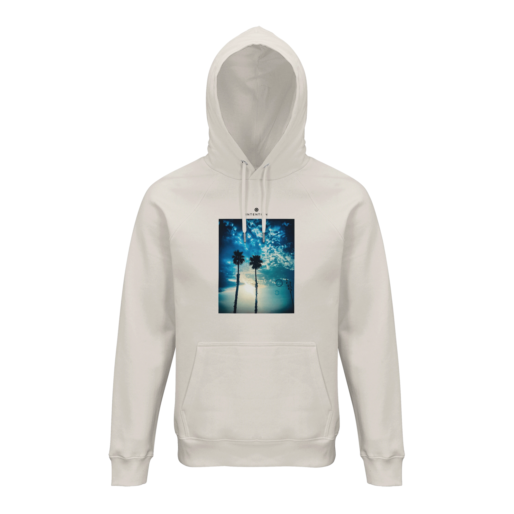 Gratitude - "Bubbles and Sky Sticks" Hoodie Off White XS 1