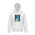 Gratitude - "Bubbles and Sky Sticks" Hoodie White 1