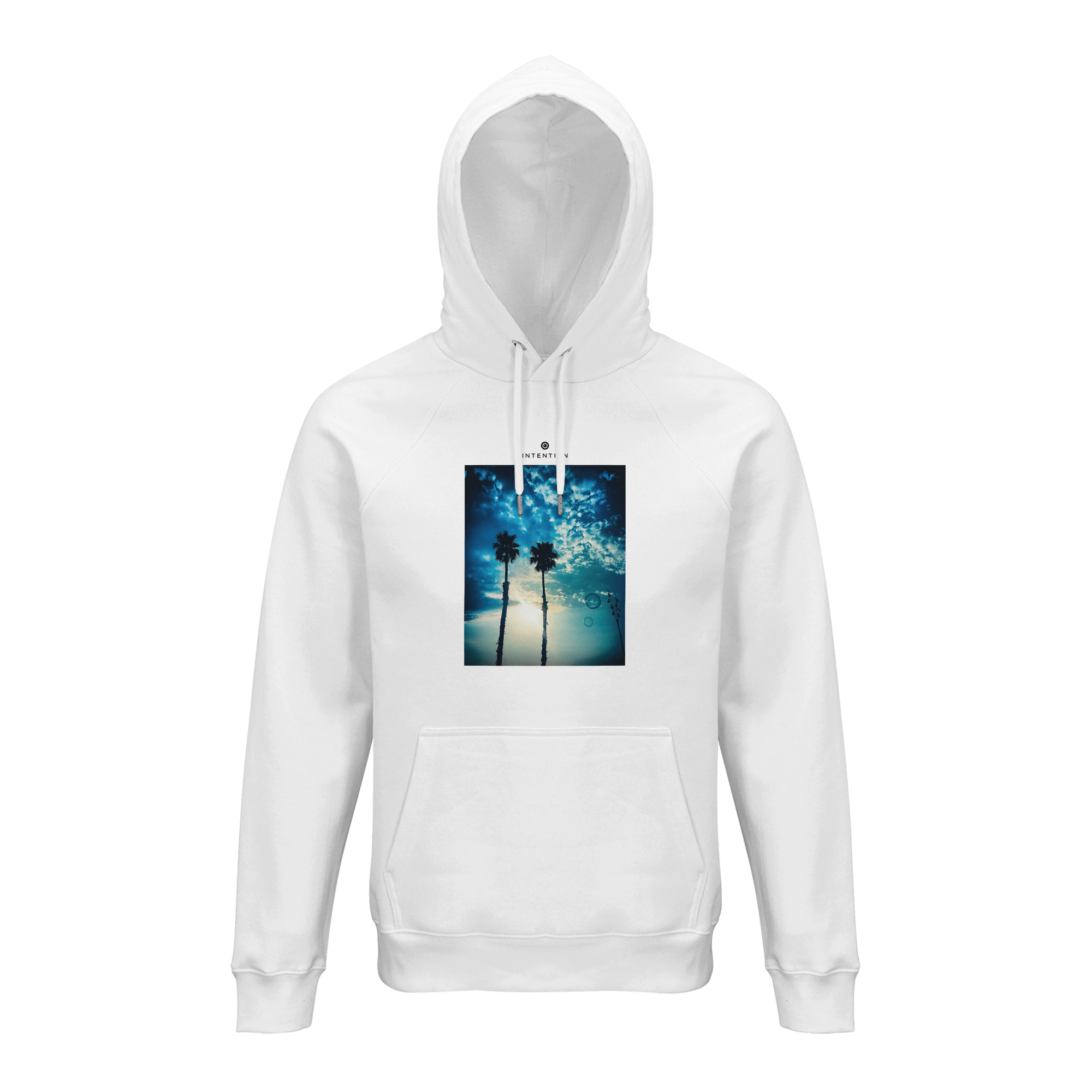 Gratitude - "Bubbles and Sky Sticks" Hoodie White XS 1