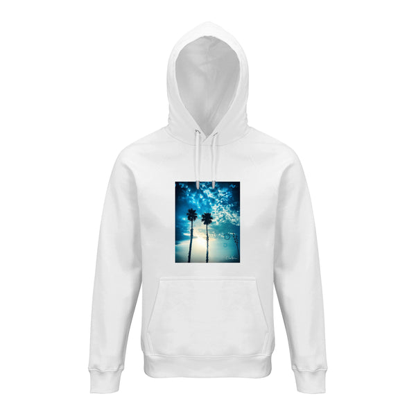 Gratitude - "Bubbles and Sky Sticks" Hoodie White 1