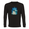 Gratitude - "Bubbles and Sky Sticks" Long sleeve Deep Black 1