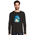Gratitude - "Bubbles and Sky Sticks" Long sleeve Deep Black 3