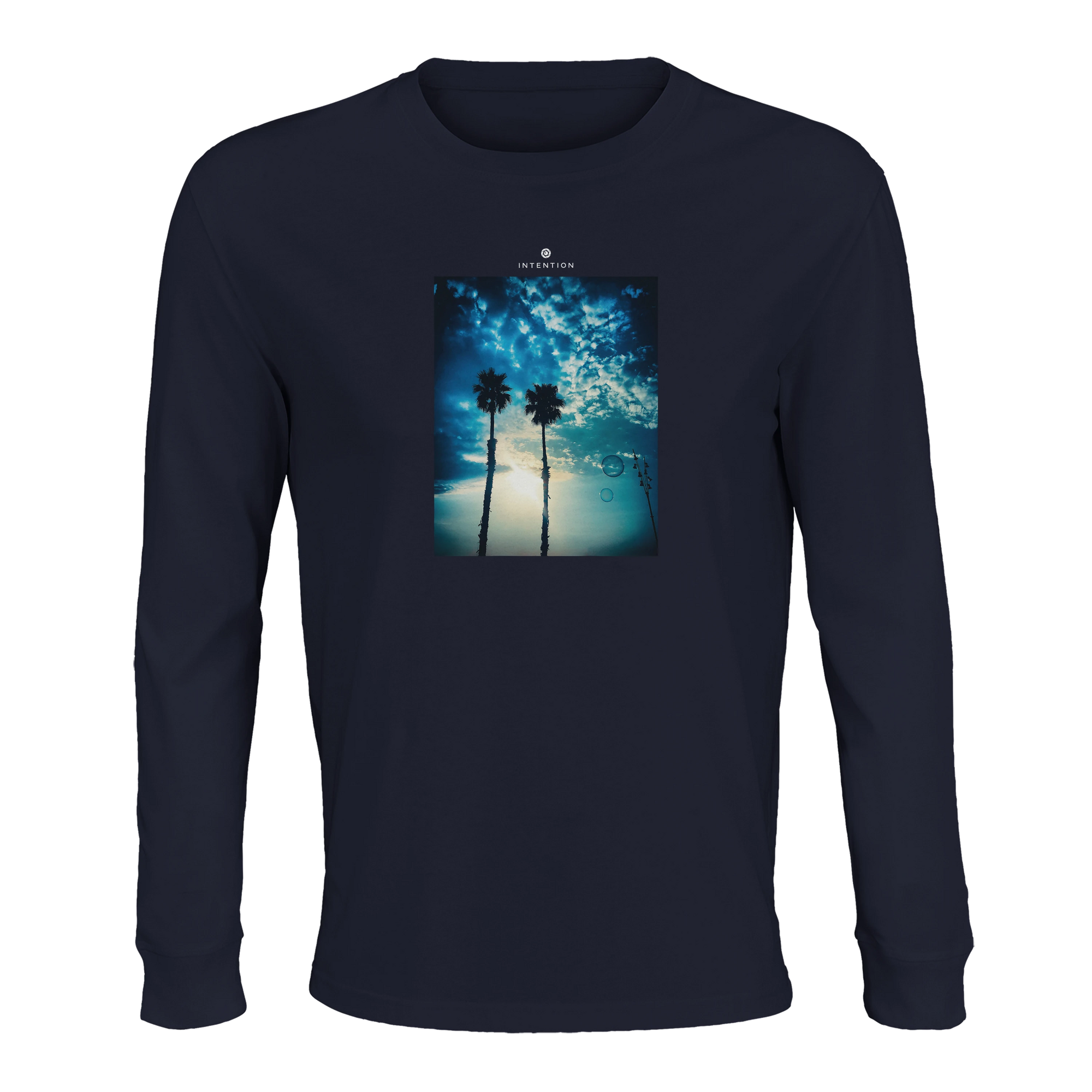 Gratitude - "Bubbles and Sky Sticks" Long sleeve French Navy 1
