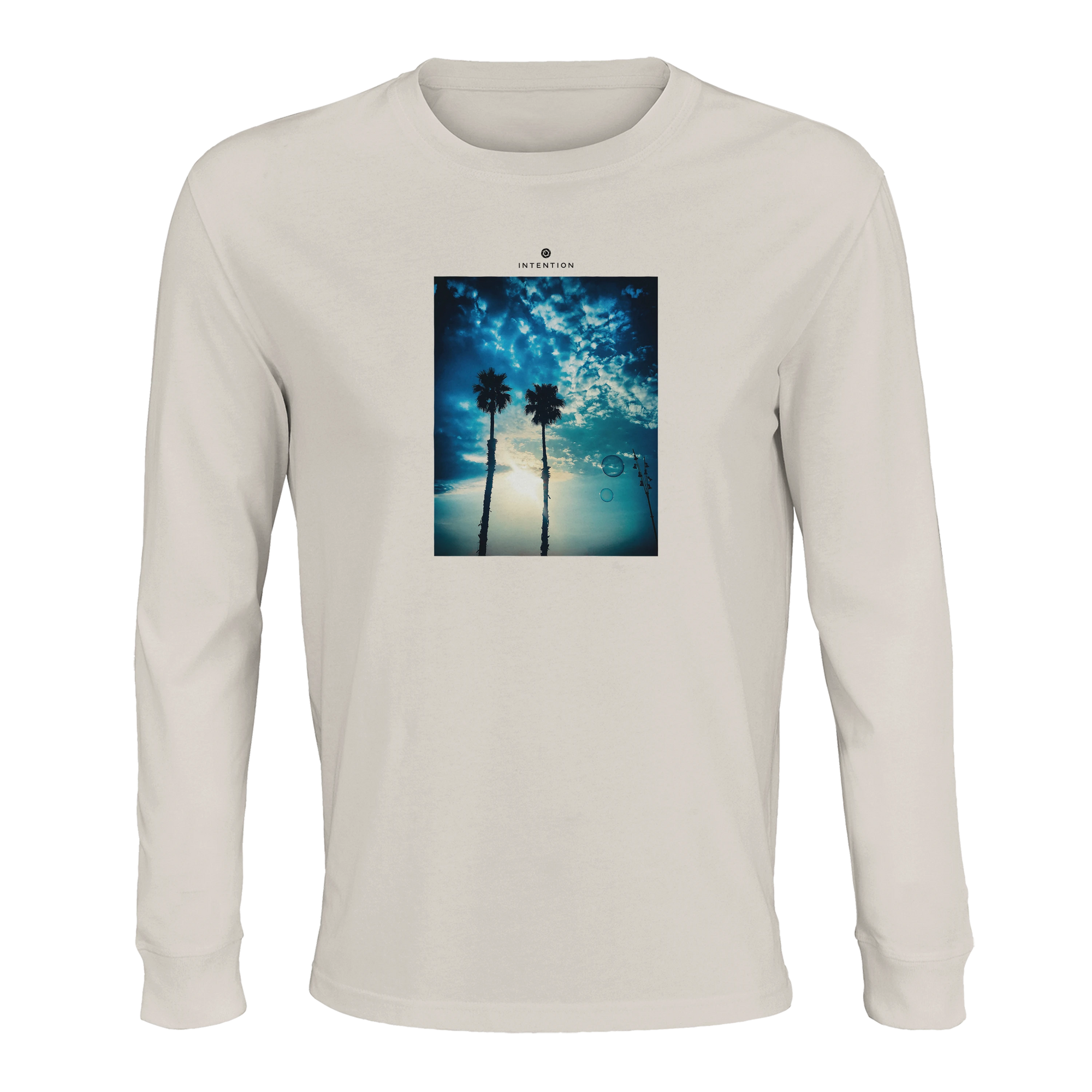 Gratitude - "Bubbles and Sky Sticks" Long sleeve Off White 1