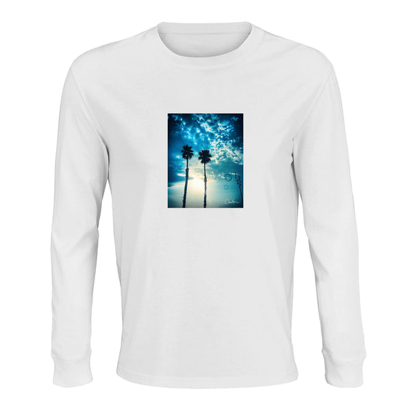 Gratitude - "Bubbles and Sky Sticks" Long sleeve White 1