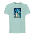 Gratitude - "Bubbles and Sky Sticks" T-shirt arctic blue 1