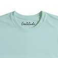 Gratitude - "Bubbles and Sky Sticks" T-shirt arctic blue 2