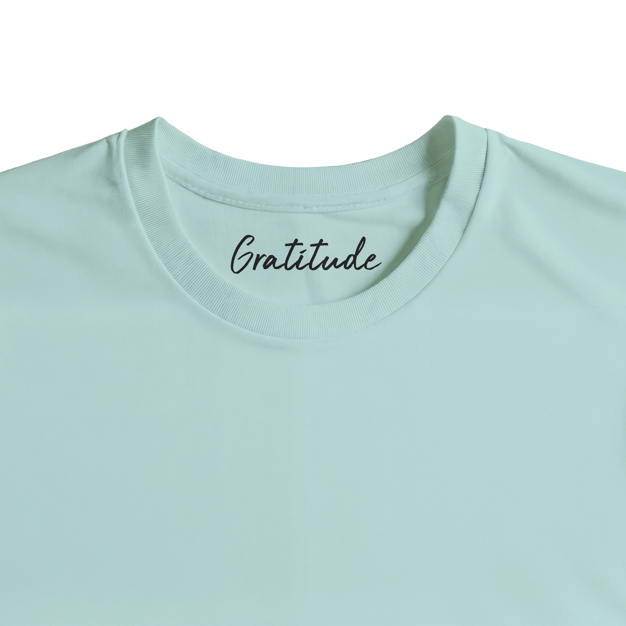Gratitude - "Bubbles and Sky Sticks" T-shirt arctic blue 2