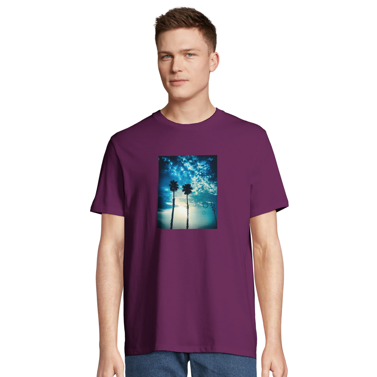 Gratitude - "Bubbles and Sky Sticks" T-shirt astral purple 4