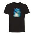 Gratitude - "Bubbles and Sky Sticks" T-shirt Deep Black 1