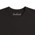 Gratitude - "Bubbles and Sky Sticks" T-shirt Deep Black 2