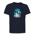 Gratitude - "Bubbles and Sky Sticks" T-shirt French Navy 1